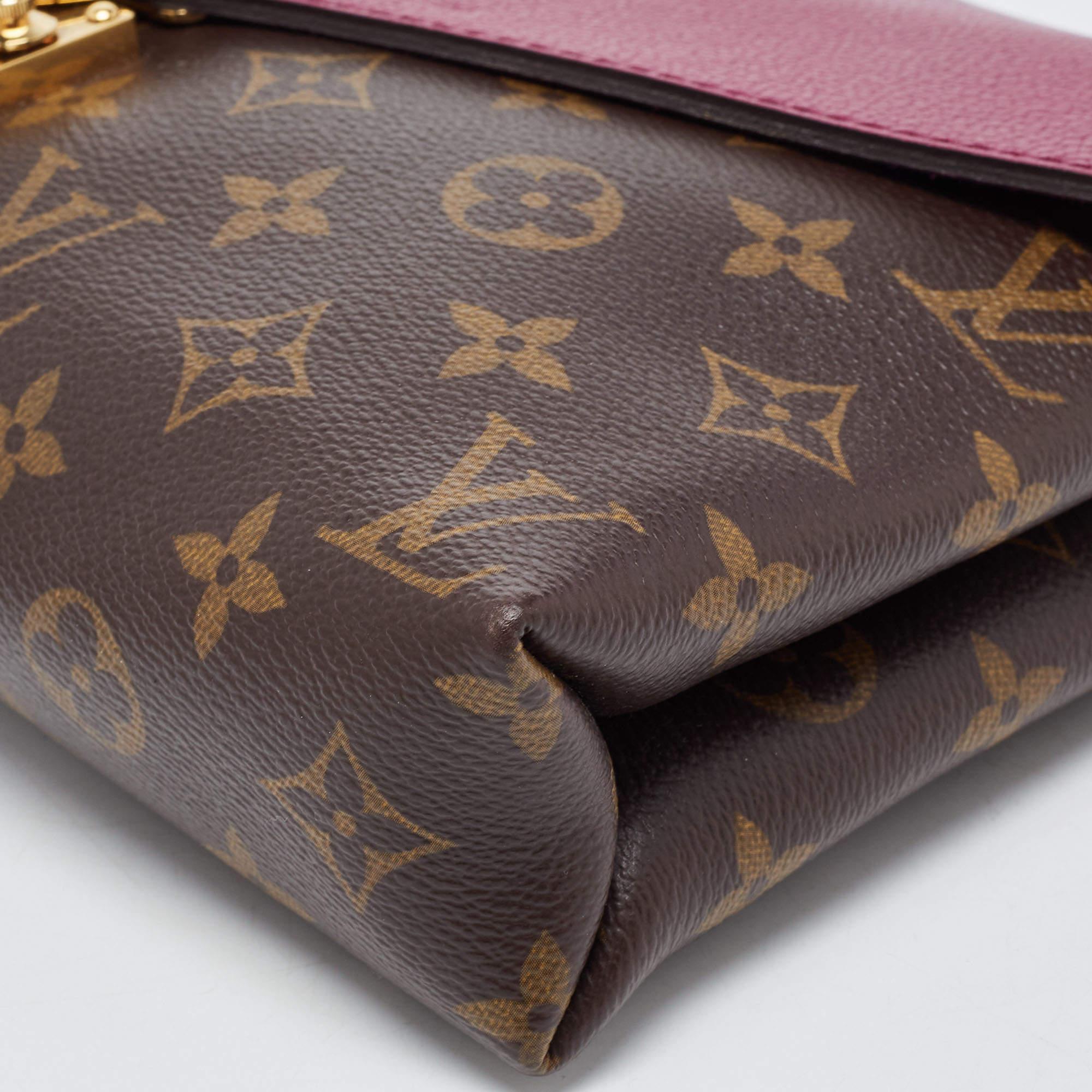 Louis Vuitton Aurore Monogram Canvas and Leather Pallas Chain Bag 8