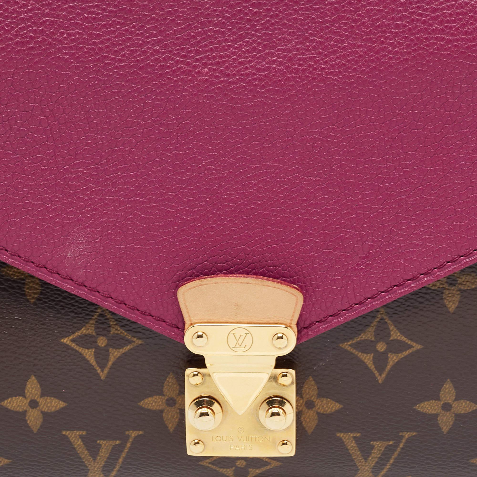 Louis Vuitton Aurore Monogram Canvas and Leather Pallas Chain Bag 3