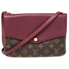 Louis Vuitton Aurore Monogram Canvas and Leather Twinset Bag