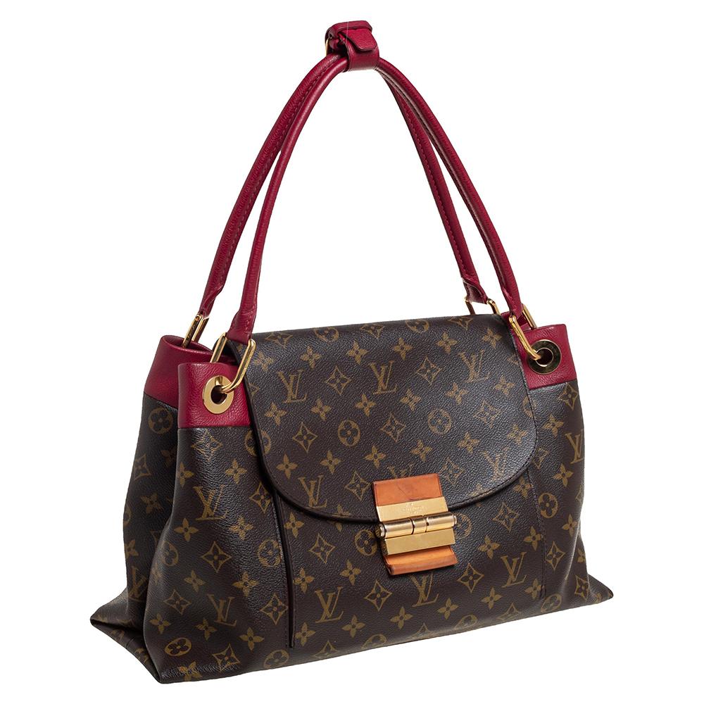 Black Louis Vuitton Aurore Monogram Canvas Olympe Bag