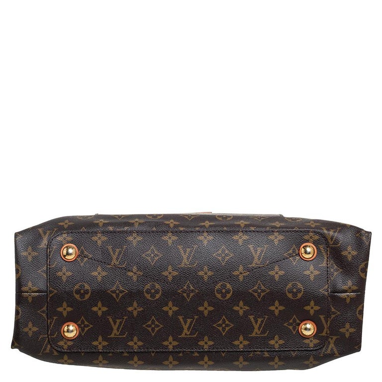 Louis Vuitton Olympe Monogram Aurore Brown Coated Canvas