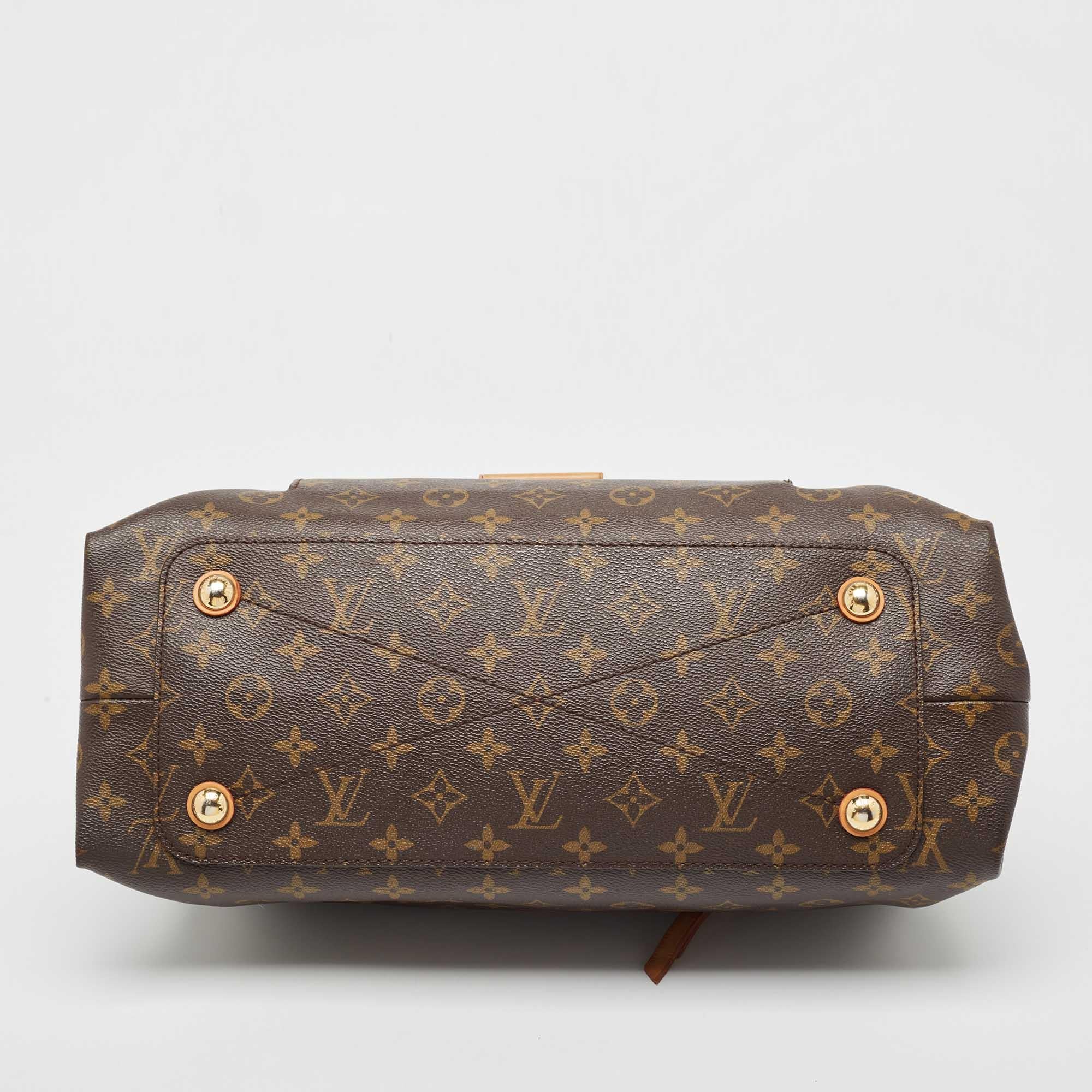 Louis Vuitton Aurore Monogram Canvas Olympe Bag For Sale 2