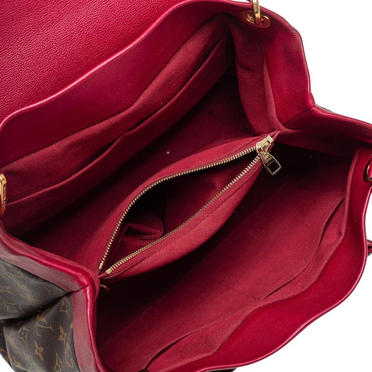 Louis Vuitton Handbag Monogram Canvas Olympe Aurore Bordeaux