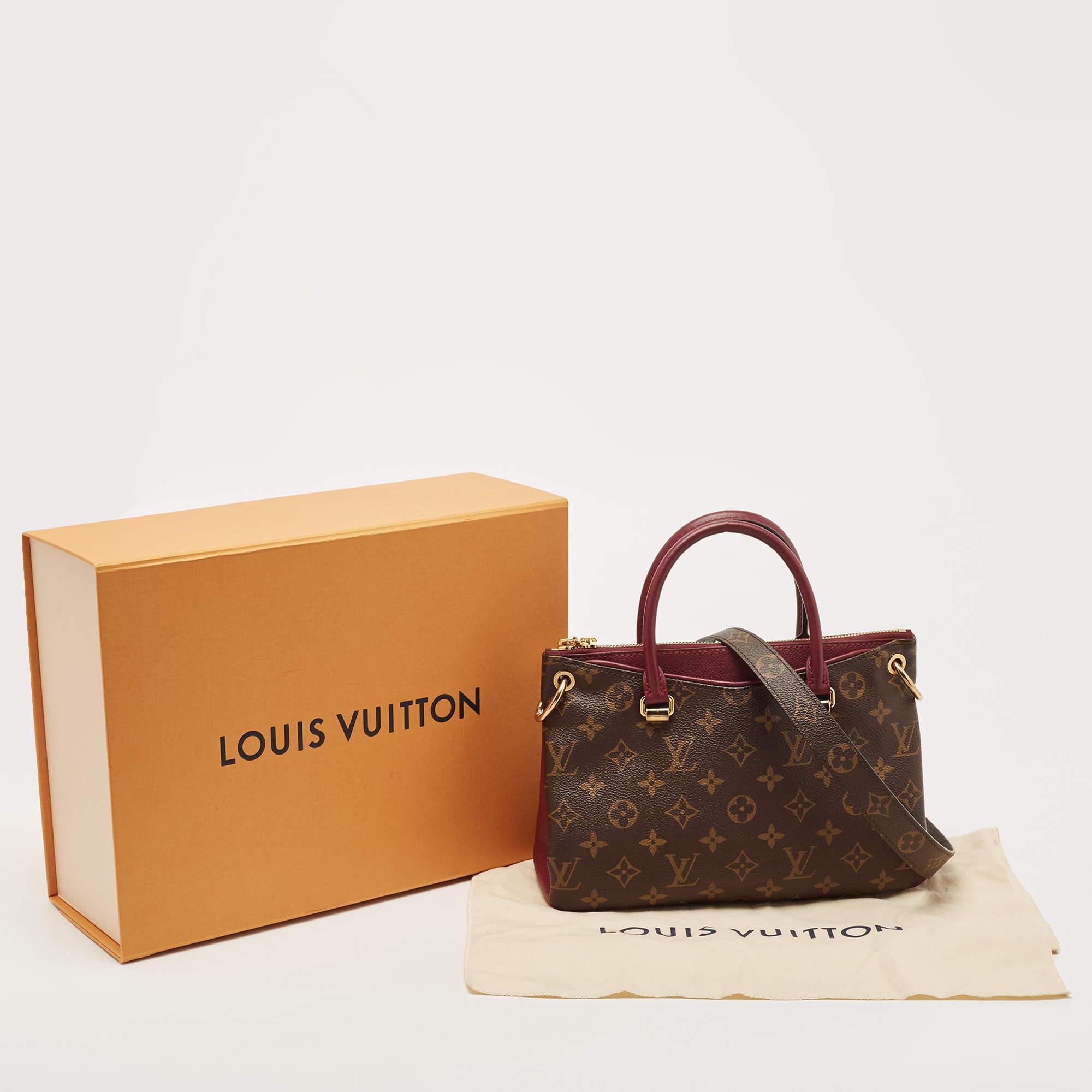 Louis Vuitton Aurore Monogram Canvas Pallas BB Bag 11