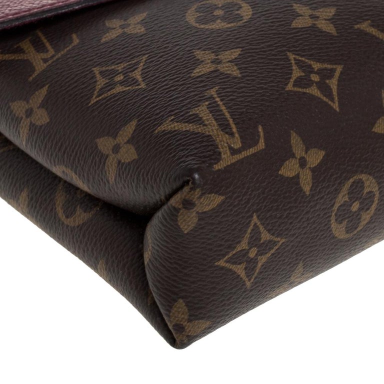 Louis Vuitton Aurore Monogram Coated Canvas Pallas Chain Bag 2014