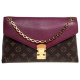 Louis Vuitton Aurore Leather And Monogram Canvas Pallas BB Bag at 1stDibs
