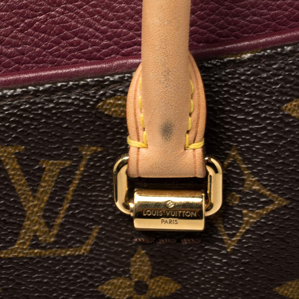 Louis Vuitton Aurore Monogram Canvas Pallas MM Bag 7