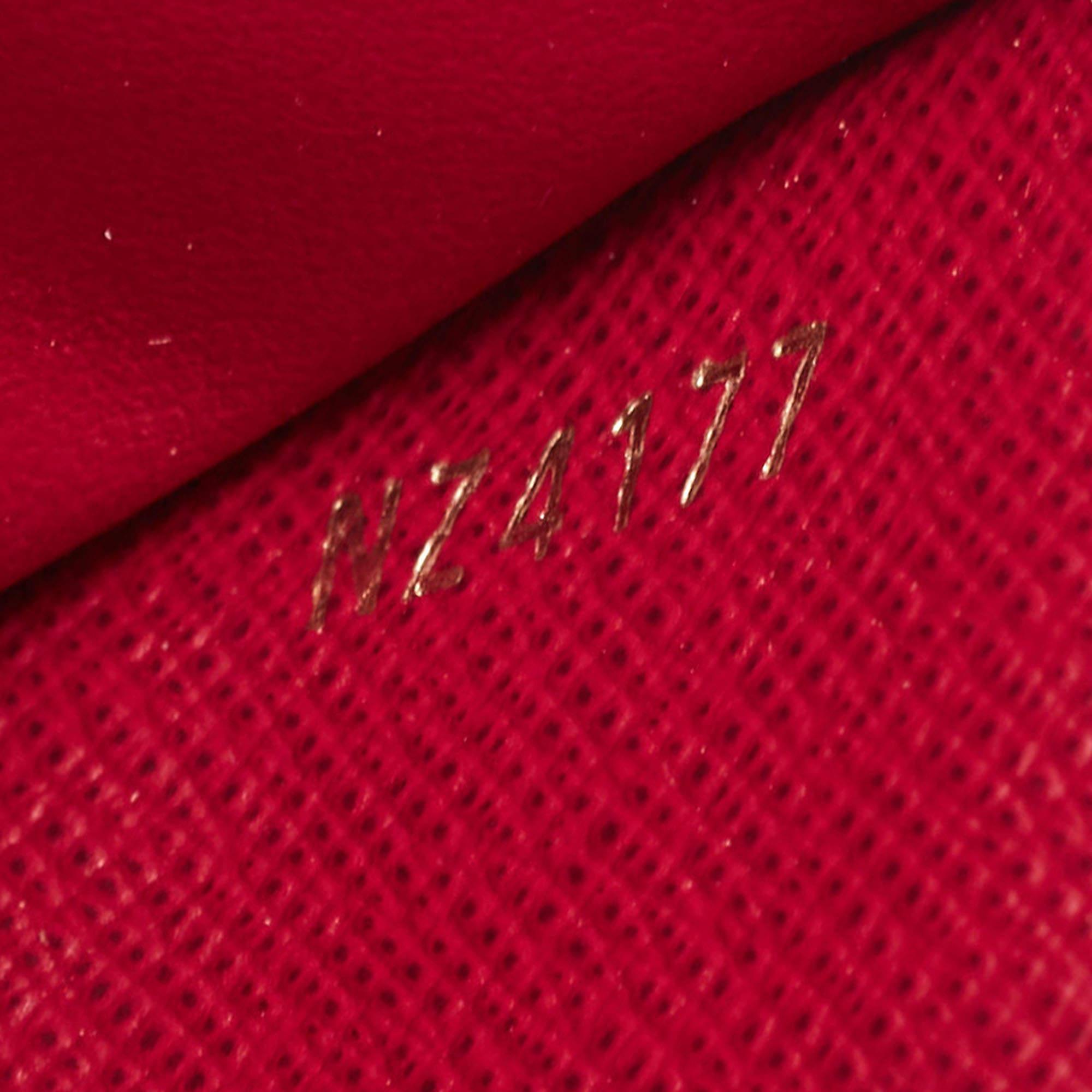 Louis Vuitton Aurore Monogramm Segeltuch Victorine kompakte Brieftasche im Angebot 3