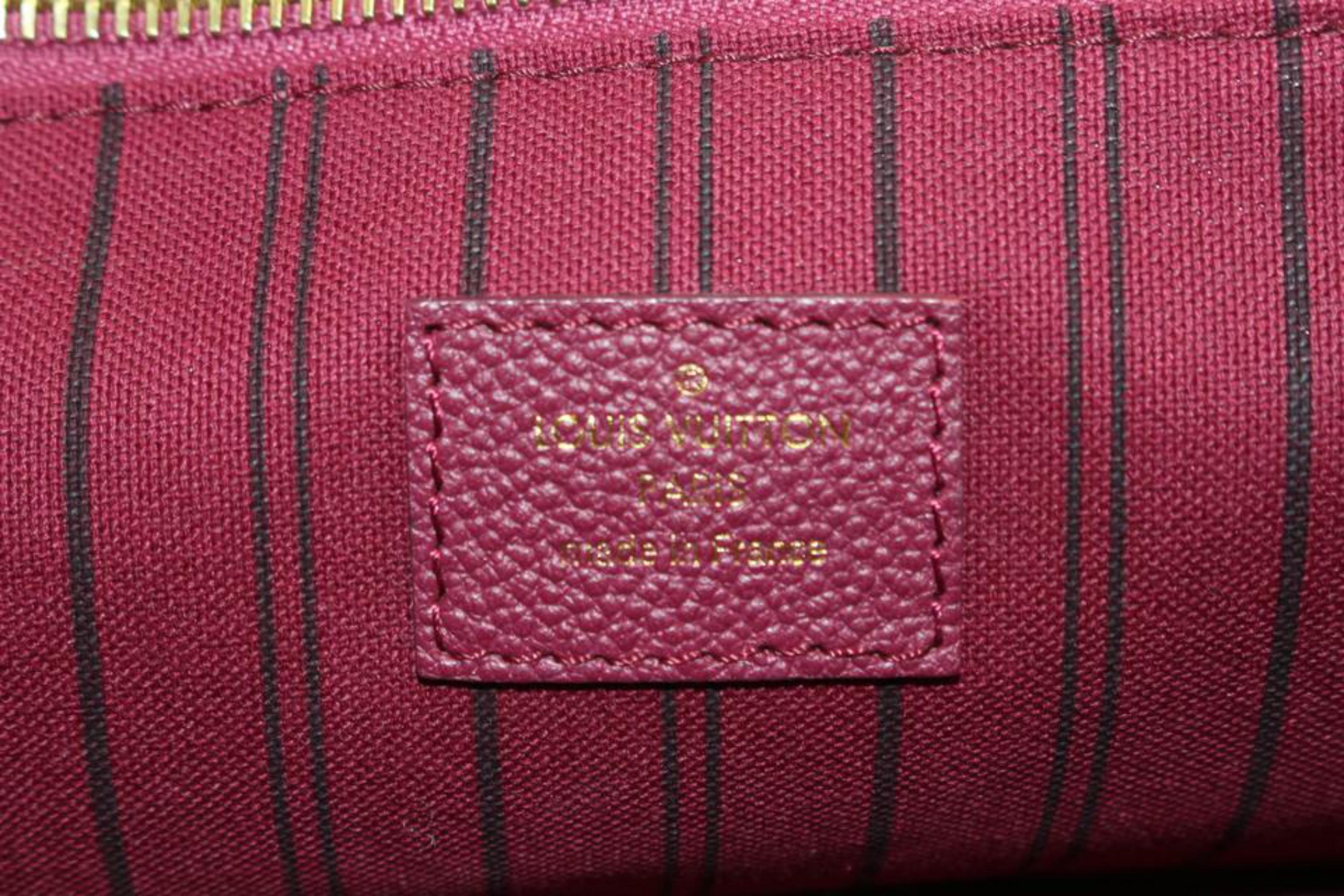 Louis Vuitton Aurore Monogramm Empreinte Citadine PM Tragetasche 53lu715s Damen im Angebot