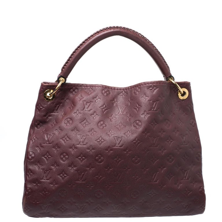 Louis Vuitton Aurore Monogram Empreinte Leather Artsy MM Bag For Sale ...