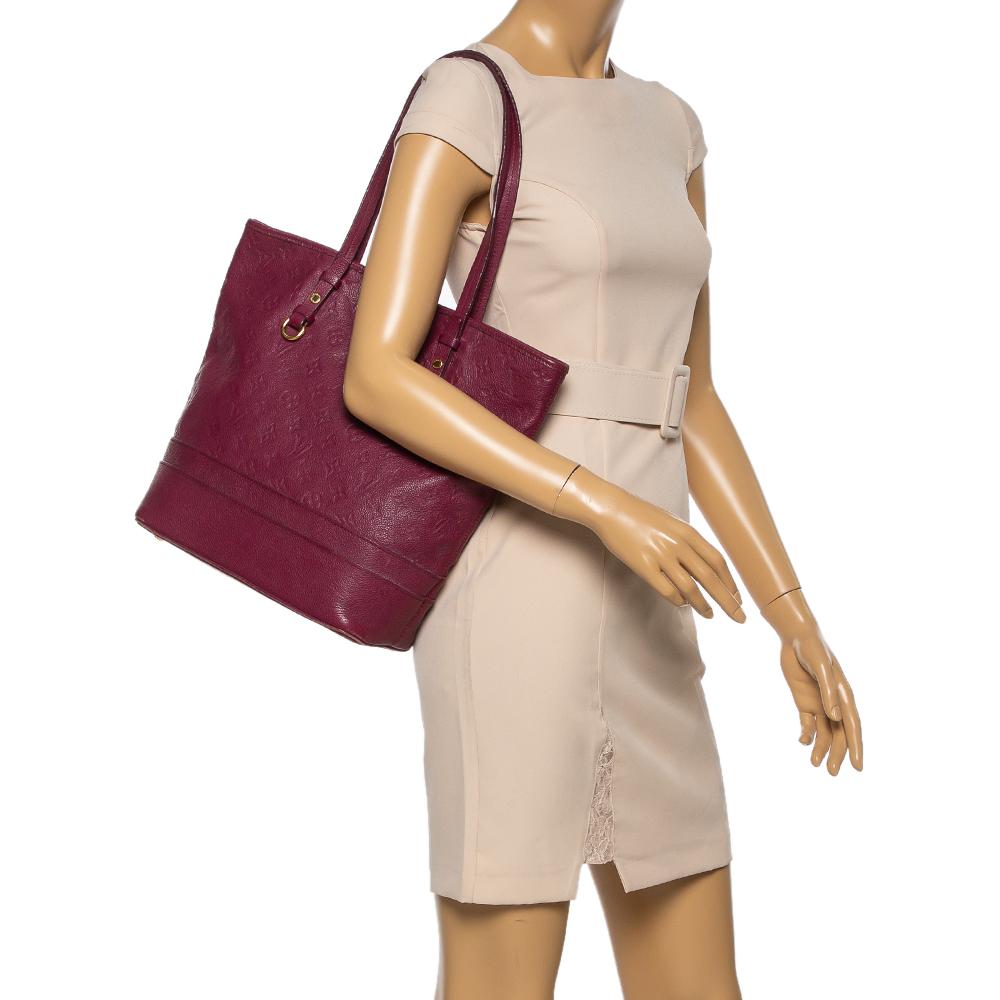 Louis Vuitton Aurore Monogram Empreinte Leder Citadine PM Tasche (Braun)