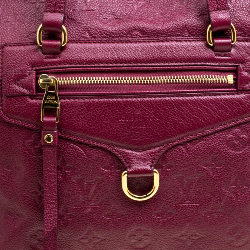 Louis Vuitton Aurore Monogram Empreinte Leather Lumineuse PM Bag 6