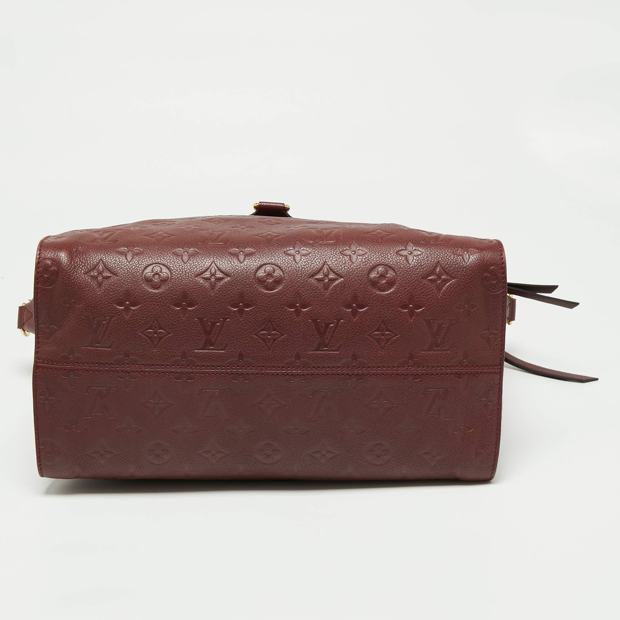 Louis Vuitton Aurore Monogram Empreinte Leather Lumineuse PM Bag 1