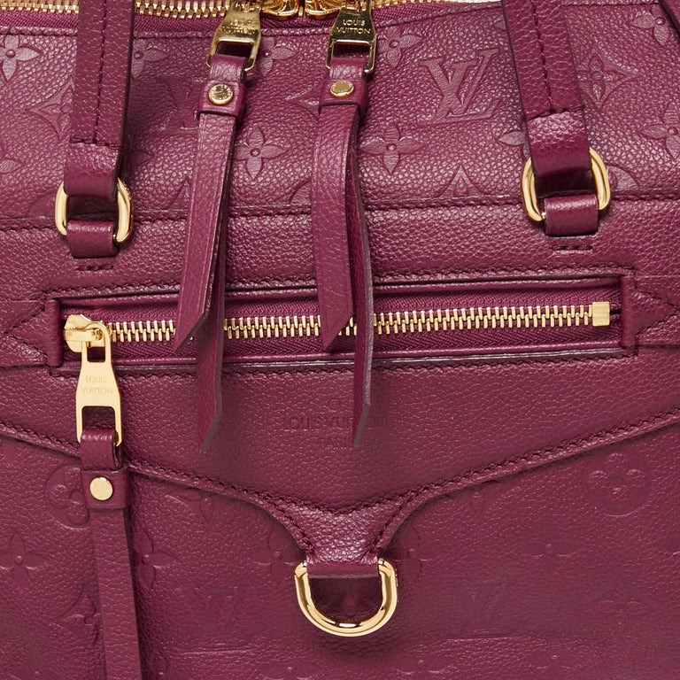 Louis Vuitton Aurore Monogram Empreinte Leather Lumineuse PM Bag For Sale  at 1stDibs