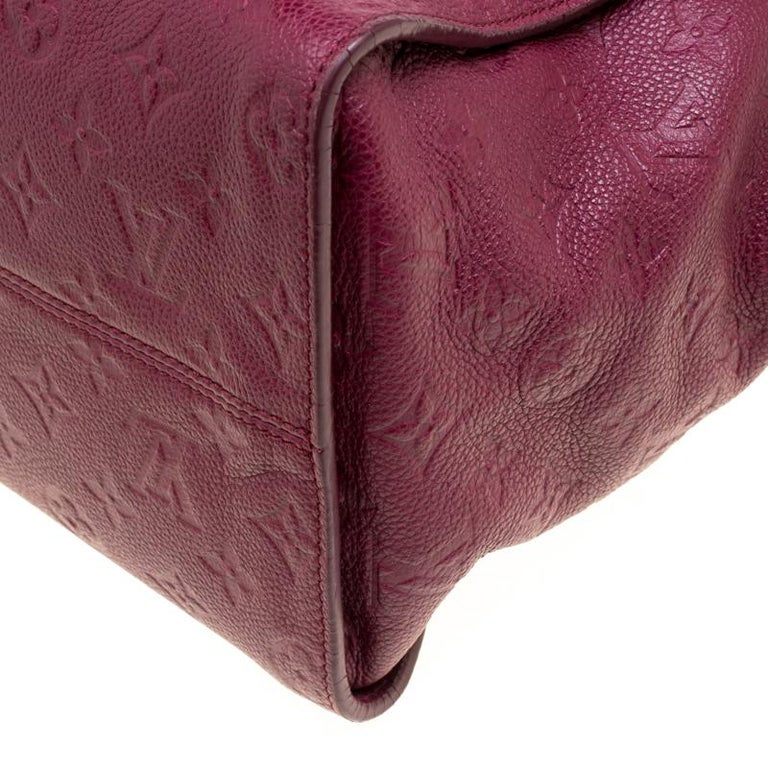 Louis Vuitton Aurore Monogram Empreinte Leather Lumineuse PM Bag For Sale at 1stdibs