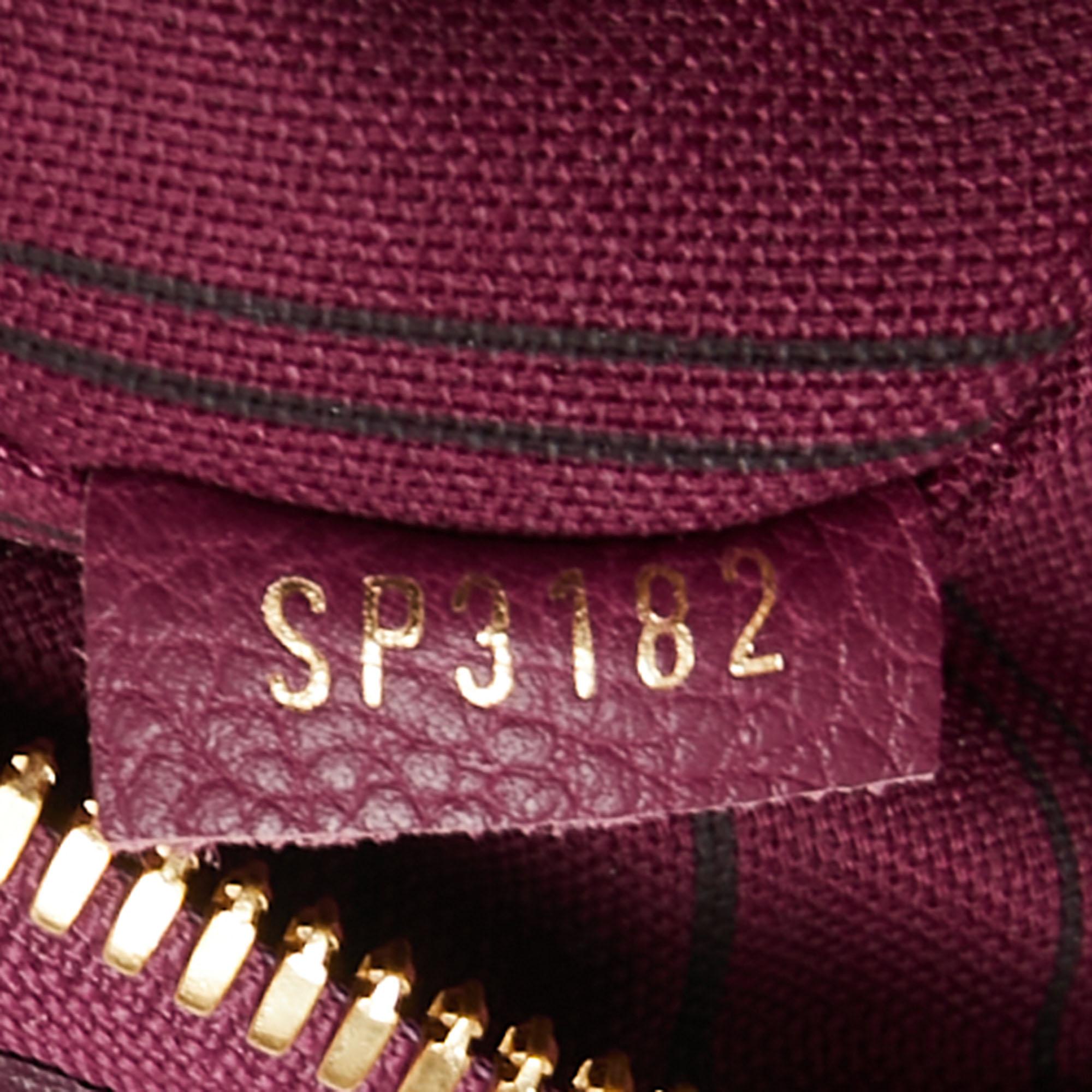 Women's Louis Vuitton Aurore Monogram Empreinte Leather Lumineuse PM Bag