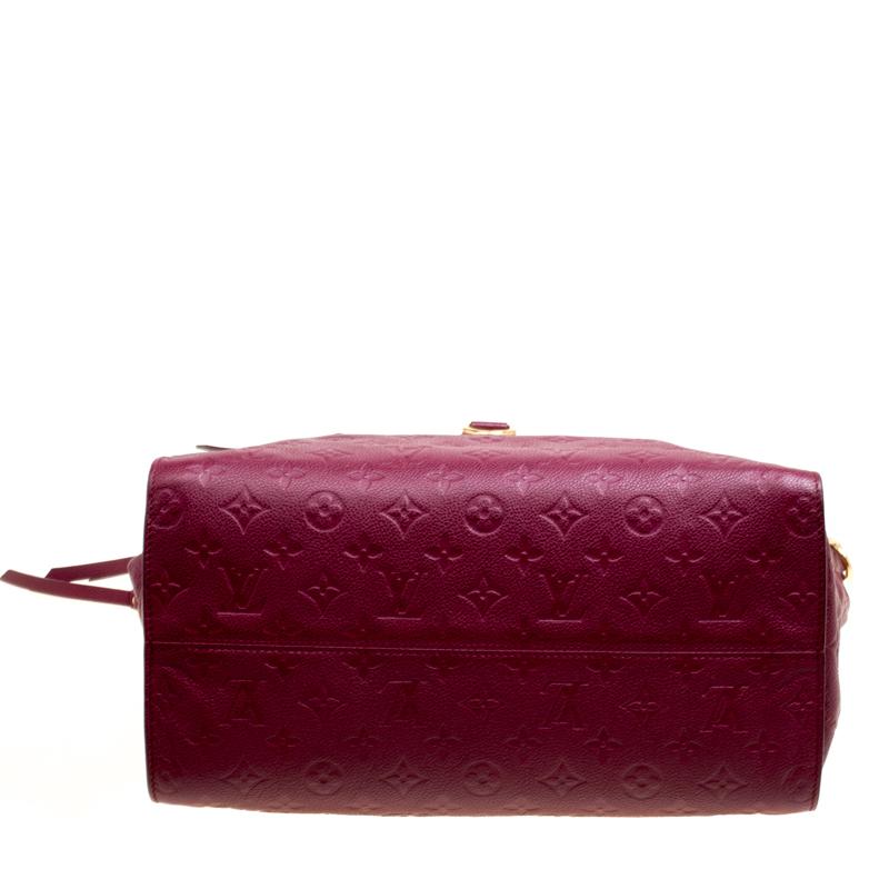 Women's Louis Vuitton Aurore Monogram Empreinte Leather Lumineuse PM Bag