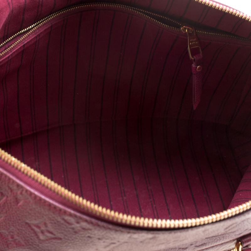 Louis Vuitton Aurore Monogram Empreinte Leather Lumineuse PM Bag 1