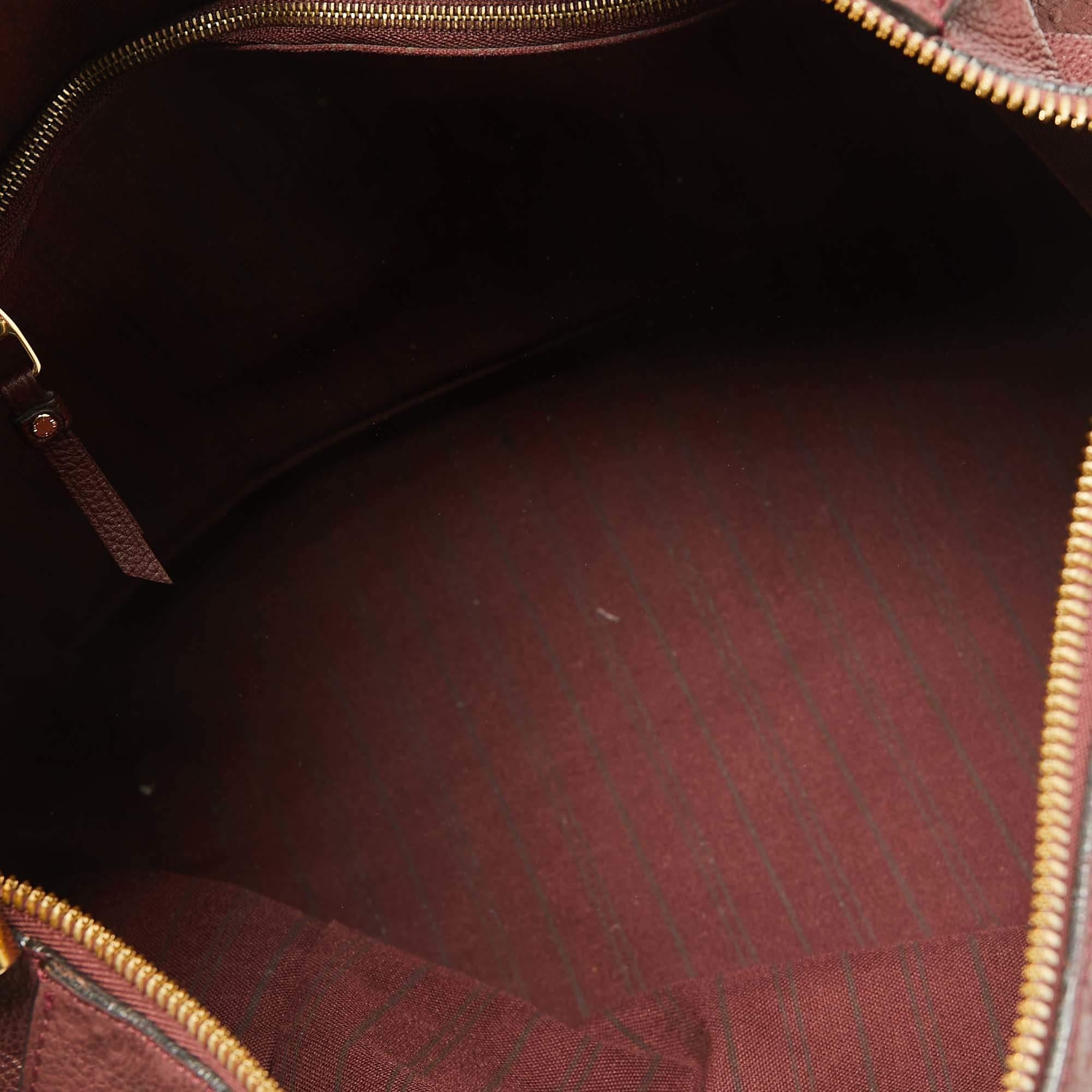 Louis Vuitton Aurore Monogram Empreinte Leather Lumineuse PM Bag 5
