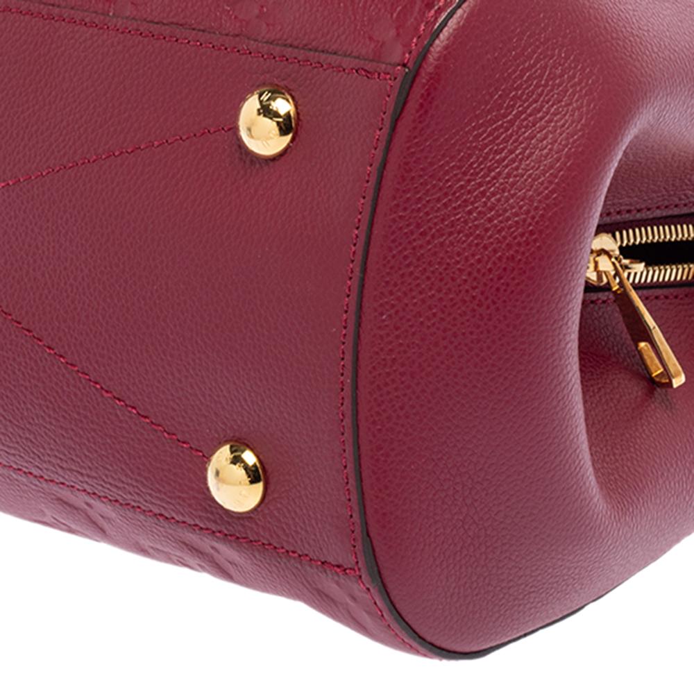 Louis Vuitton Aurore Monogram Empreinte Leather Montaigne MM Bag 1