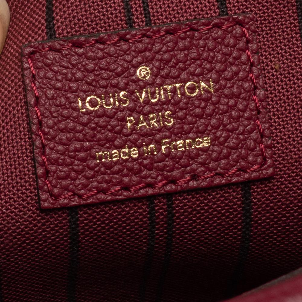 Louis Vuitton Aurore Monogram Empreinte Leather Montaigne MM Bag 3