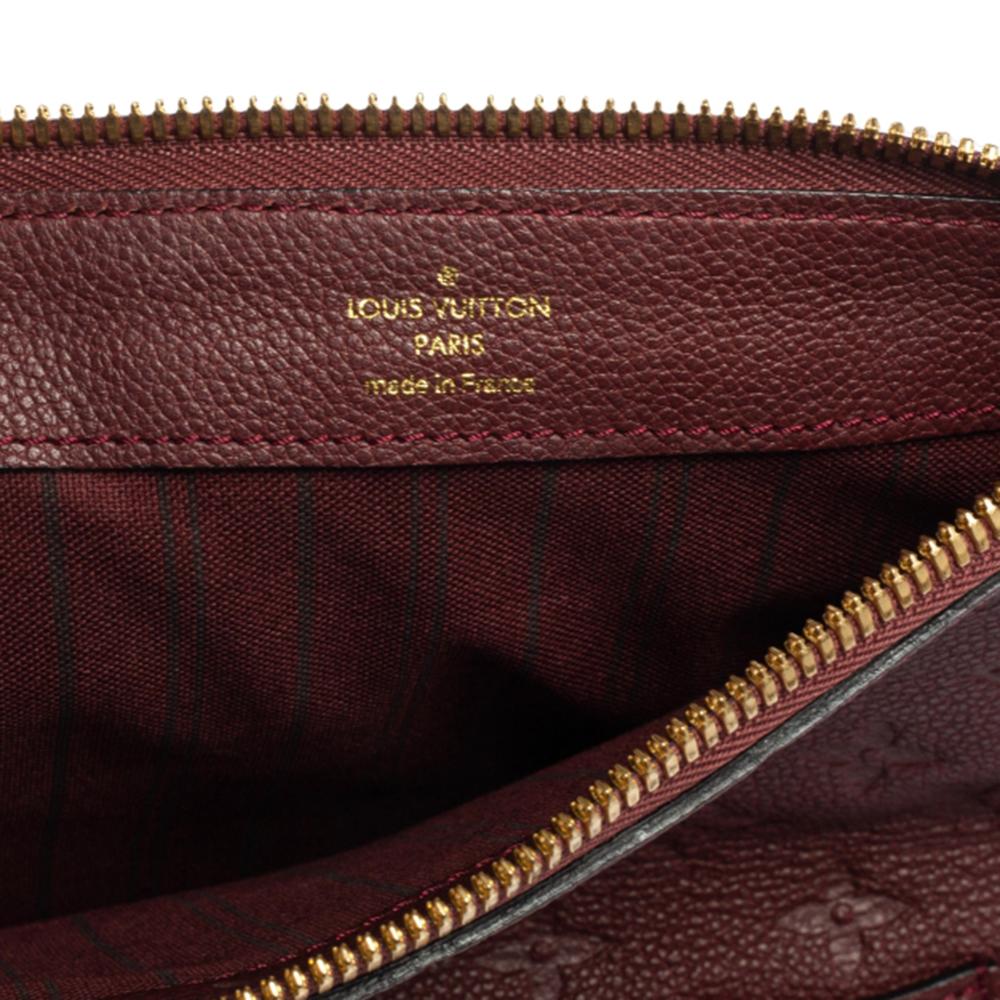 Louis Vuitton Aurore Monogram Empreinte Leather Petillante Clutch 6
