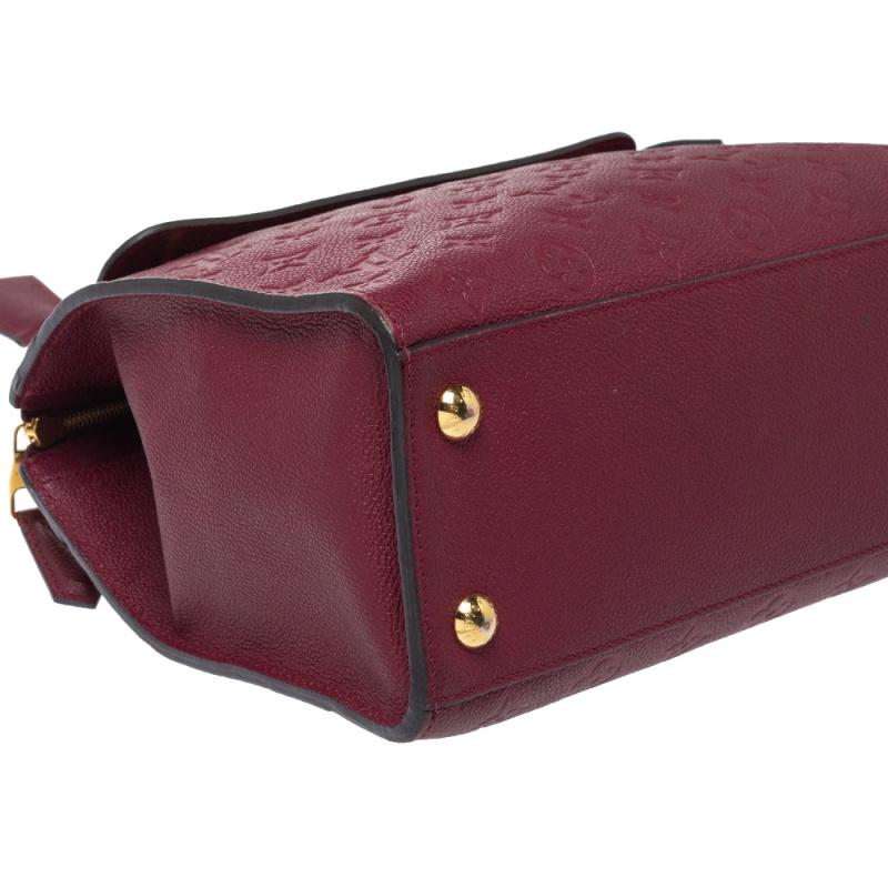 Louis Vuitton Aurore Monogram Empreinte Leather Pont Neuf MM Bag 1