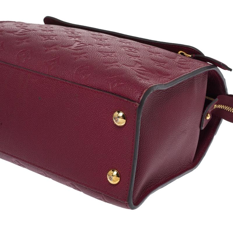 Louis Vuitton Aurore Monogram Empreinte Leather Pont Neuf MM Bag 2