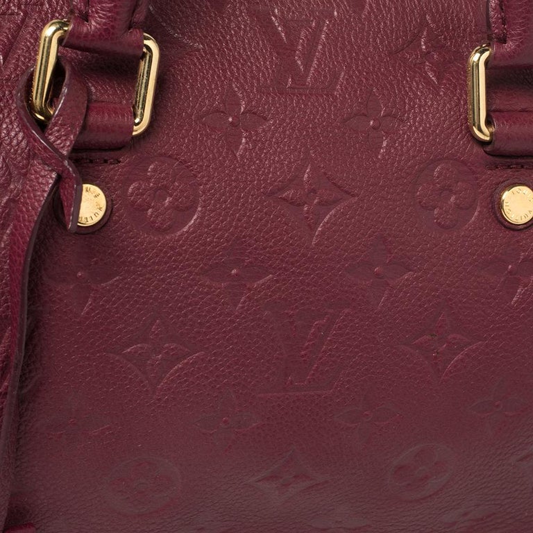 Louis Vuitton Monogram Empreinte Leather Cosmetic Pouch Aurore