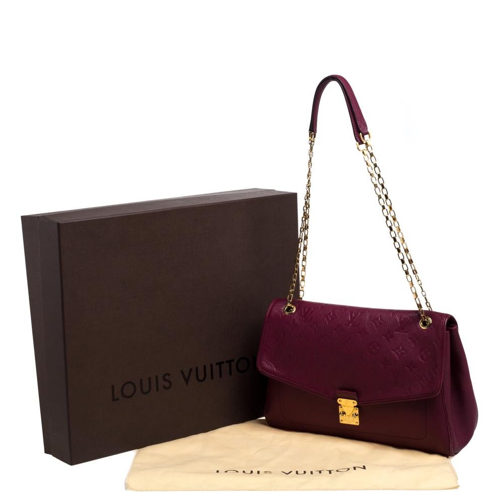 Louis Vuitton Aurore Monogram Empreinte Leather St Germain MM Bag 4