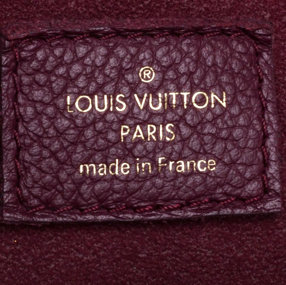 Louis Vuitton Aurore Monogram Empreinte Leather St Germain MM Bag In Good Condition In Dubai, Al Qouz 2