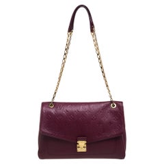 Louis Vuitton Grape Monogram Empreinte Leather St Germain MM Bag Pink  ref.225530 - Joli Closet