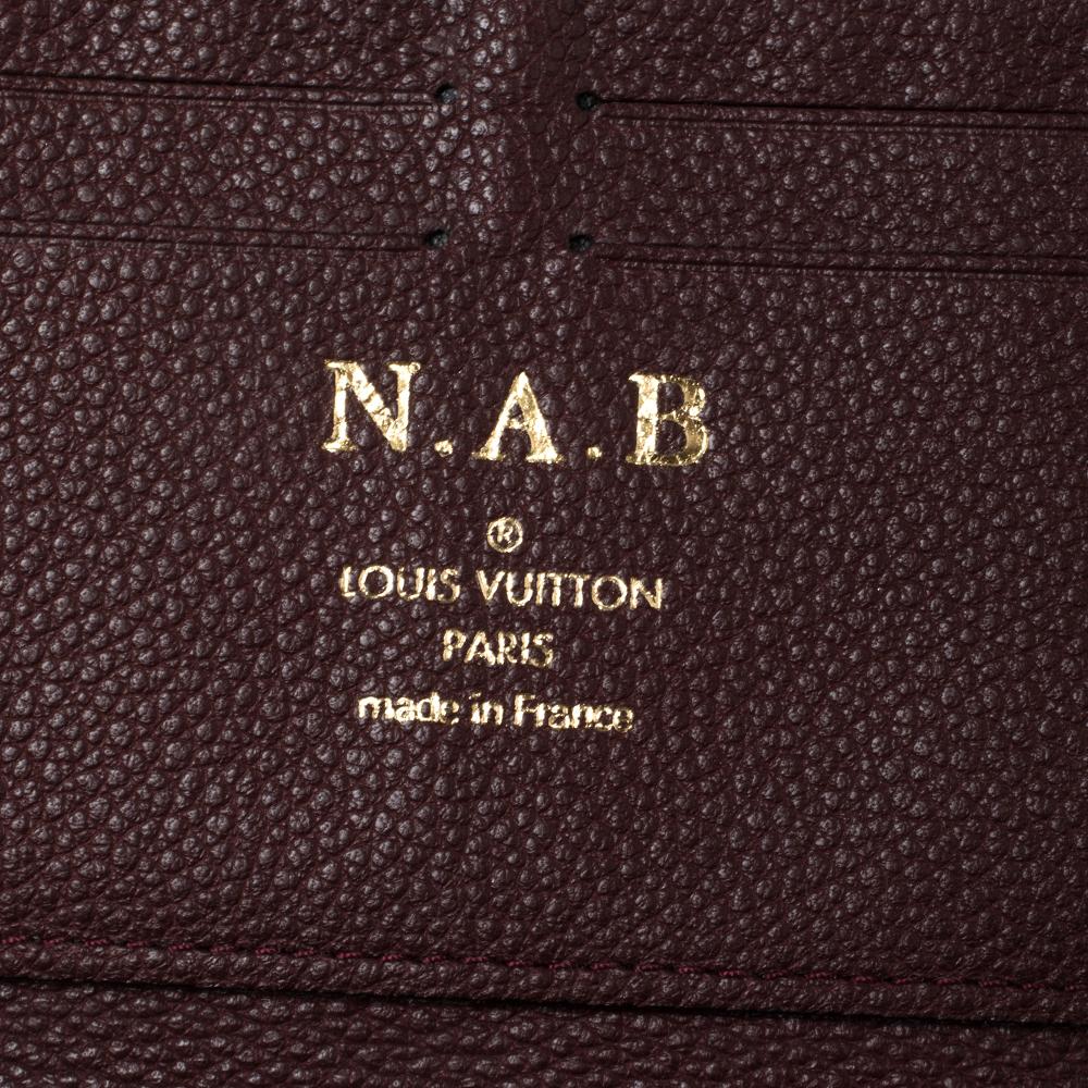 Louis Vuitton Aurore Monogram Empreinte Leather Zippy Wallet 1