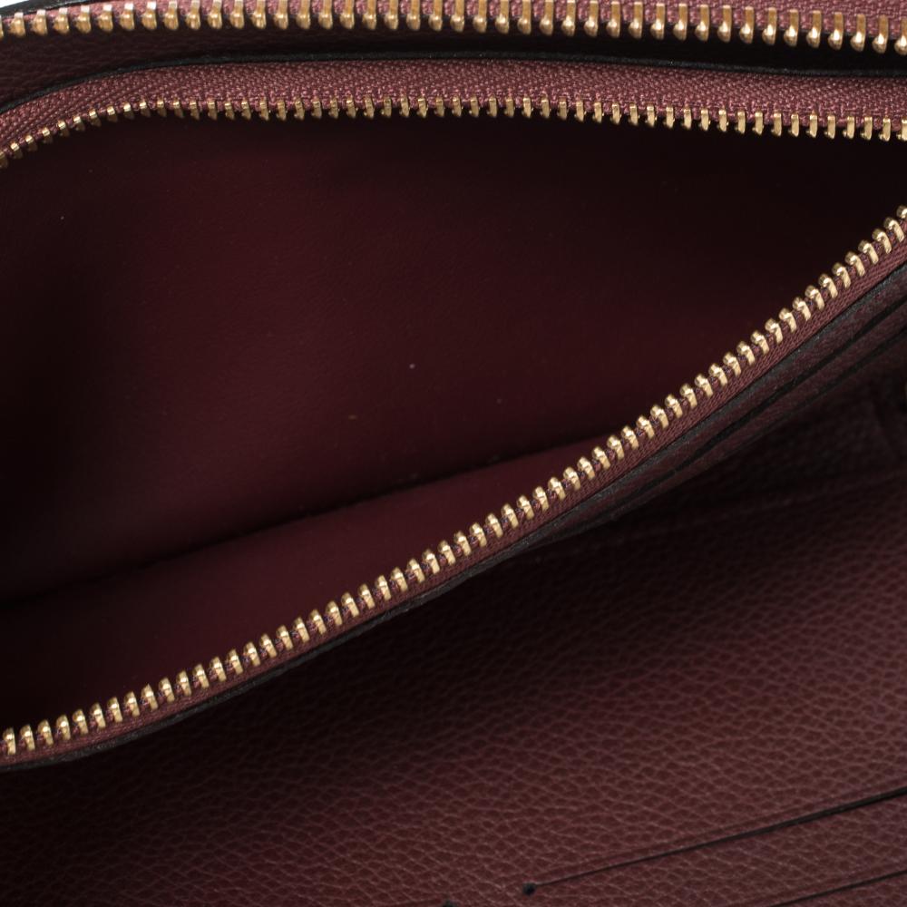 Louis Vuitton Aurore Monogram Empreinte Leather Zippy Wallet 2