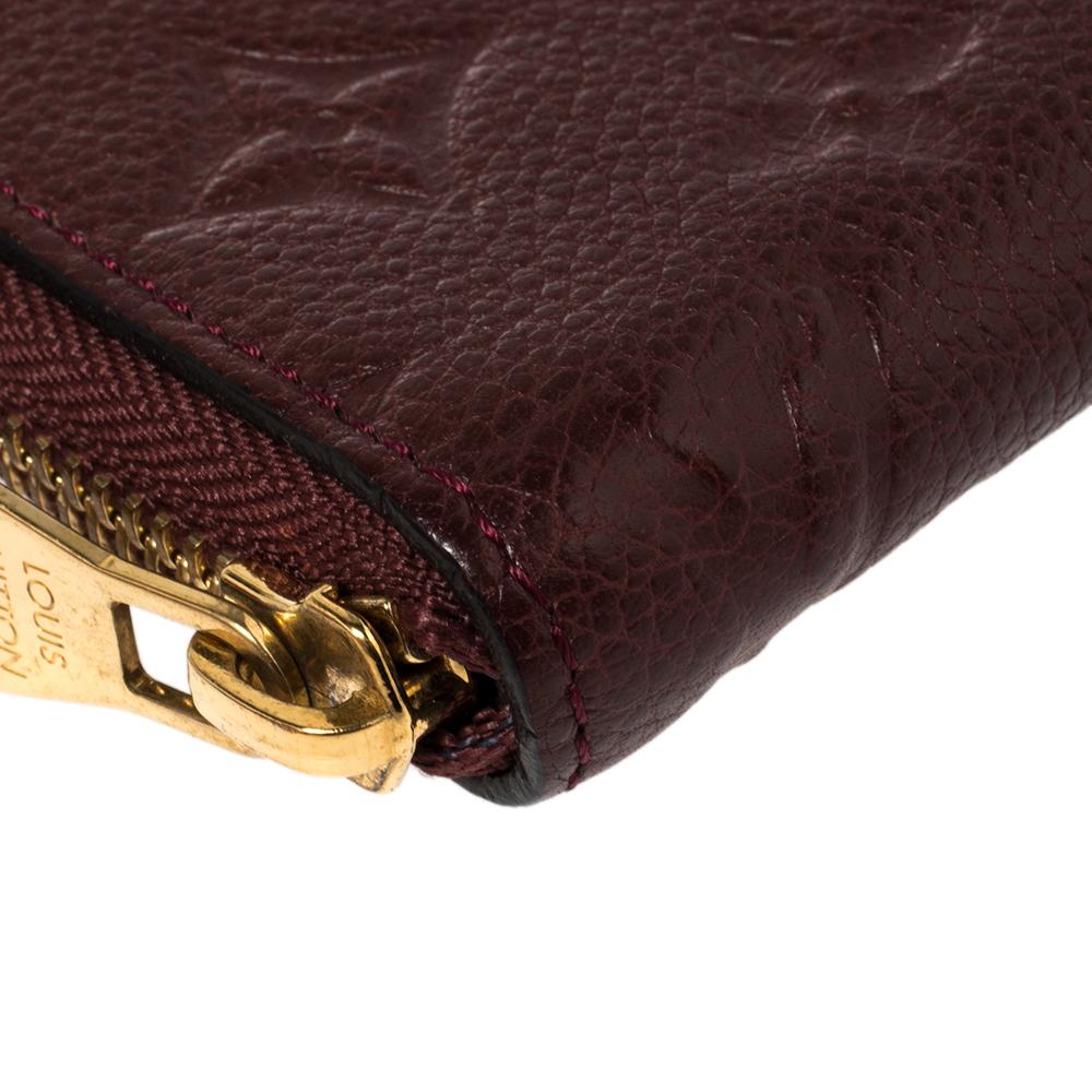Louis Vuitton Aurore Monogram Empreinte Leather Zippy Wallet 3