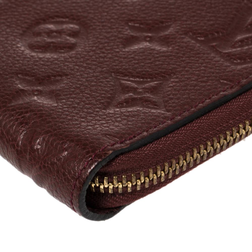 Louis Vuitton Aurore Monogram Empreinte Leather Zippy Wallet 4