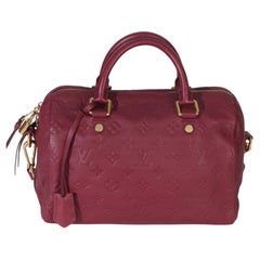 Louis Vuitton Aurore Monogram Empreinte Speedy Bandouliere 25