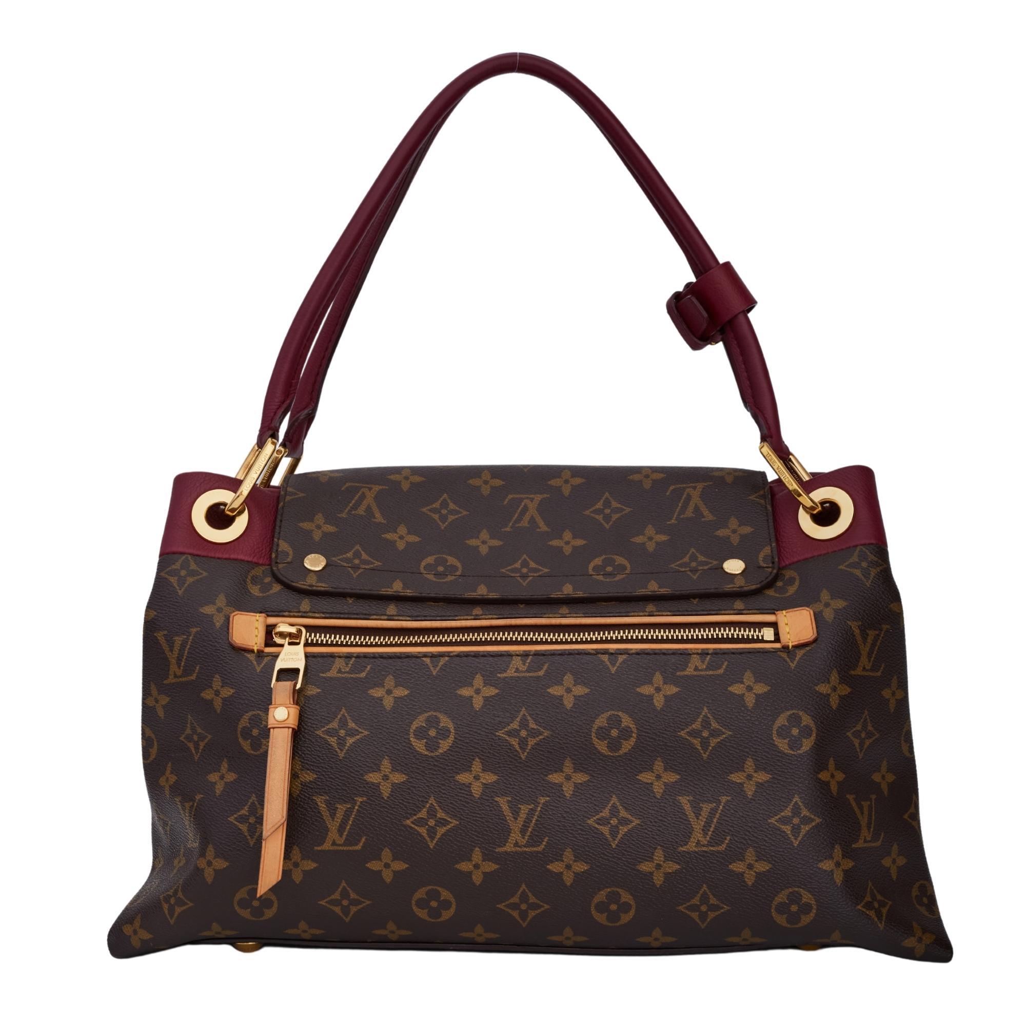 Louis Vuitton Aurore Monogram Olympe MM Tote (2012) For Sale 4