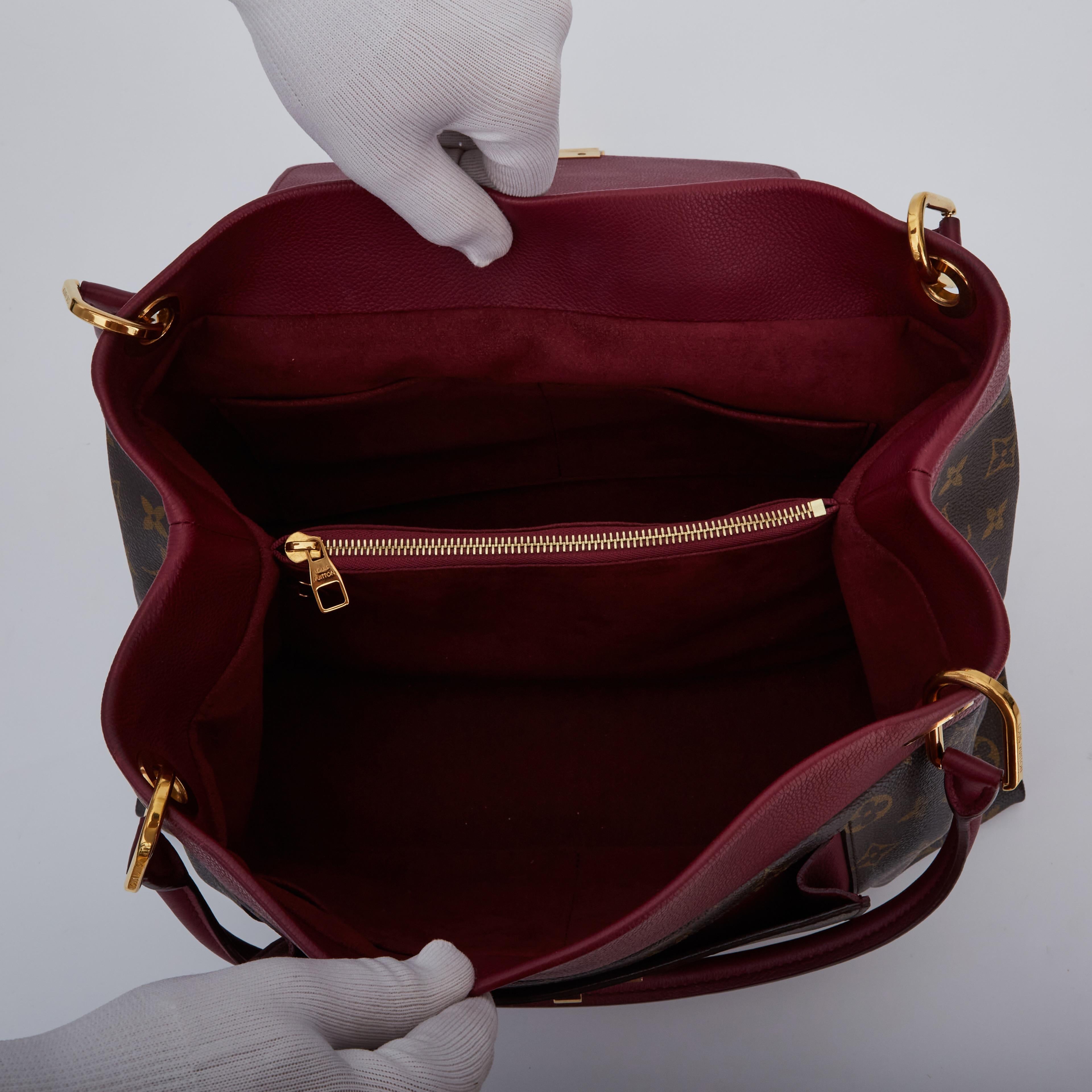 Louis Vuitton Aurore Monogram Olympe MM Tote (2012) 2