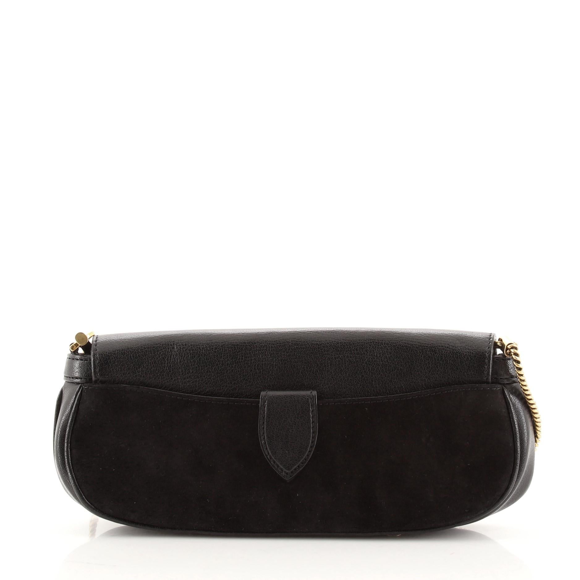Avantgarde-Pochette von Louis Vuitton aus Leder und Wildleder im Zustand „Gut“ in NY, NY