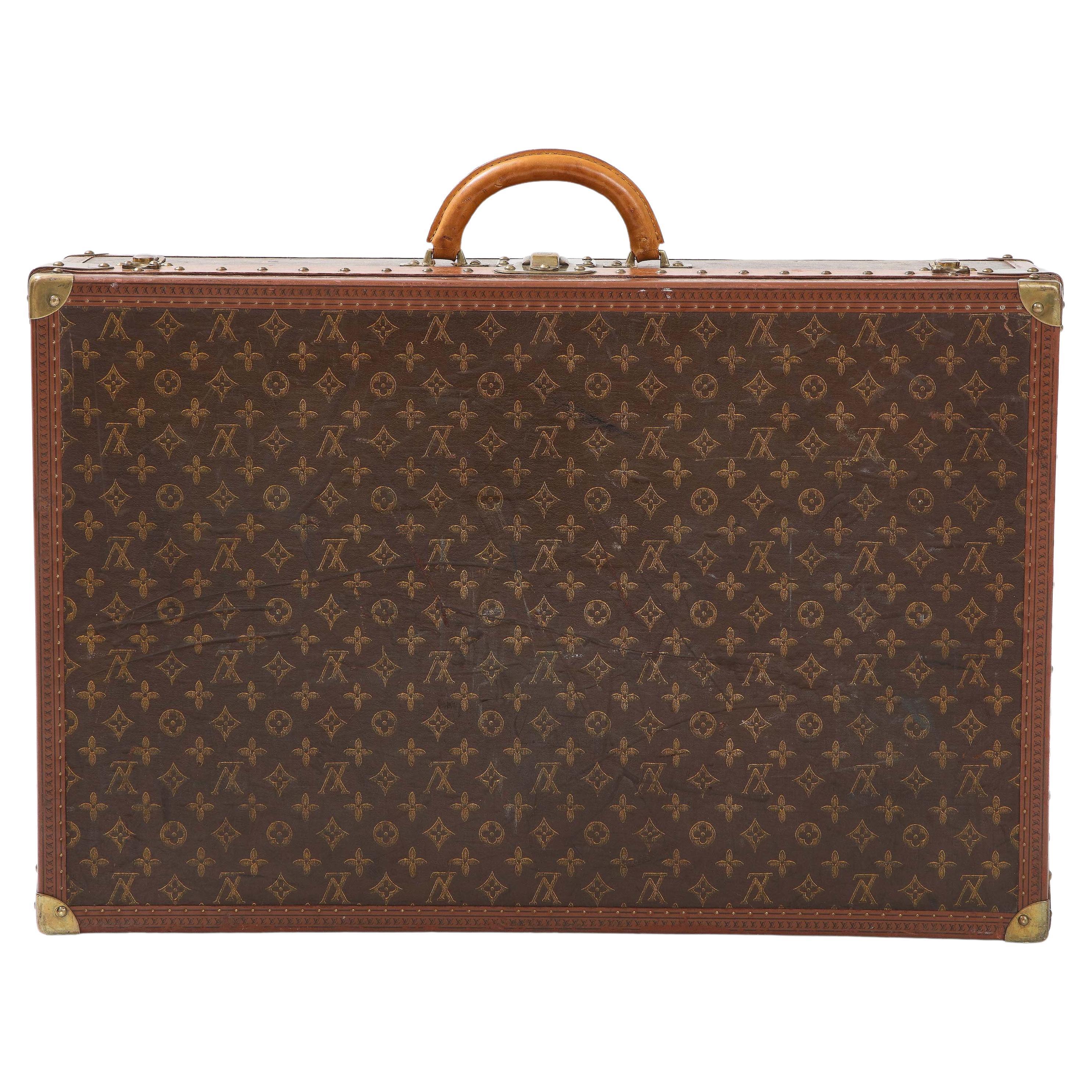 Louis Vuitton, Ave Marceau, 78bis, Paris, 1950's Suitcase