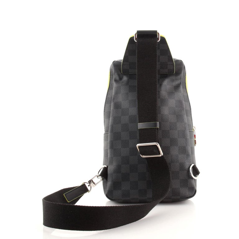 Louis Vuitton Avenue Sling Bag Blue - For Sale on 1stDibs