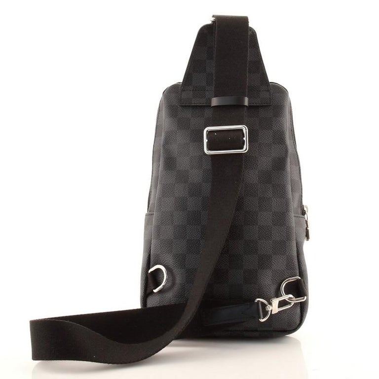 Louis Vuitton Damier Graphite Avenue Sling Bag 48lk43 For Sale at 1stDibs