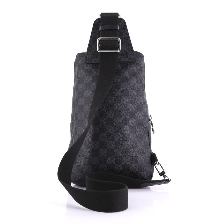 lv graphite sling bag
