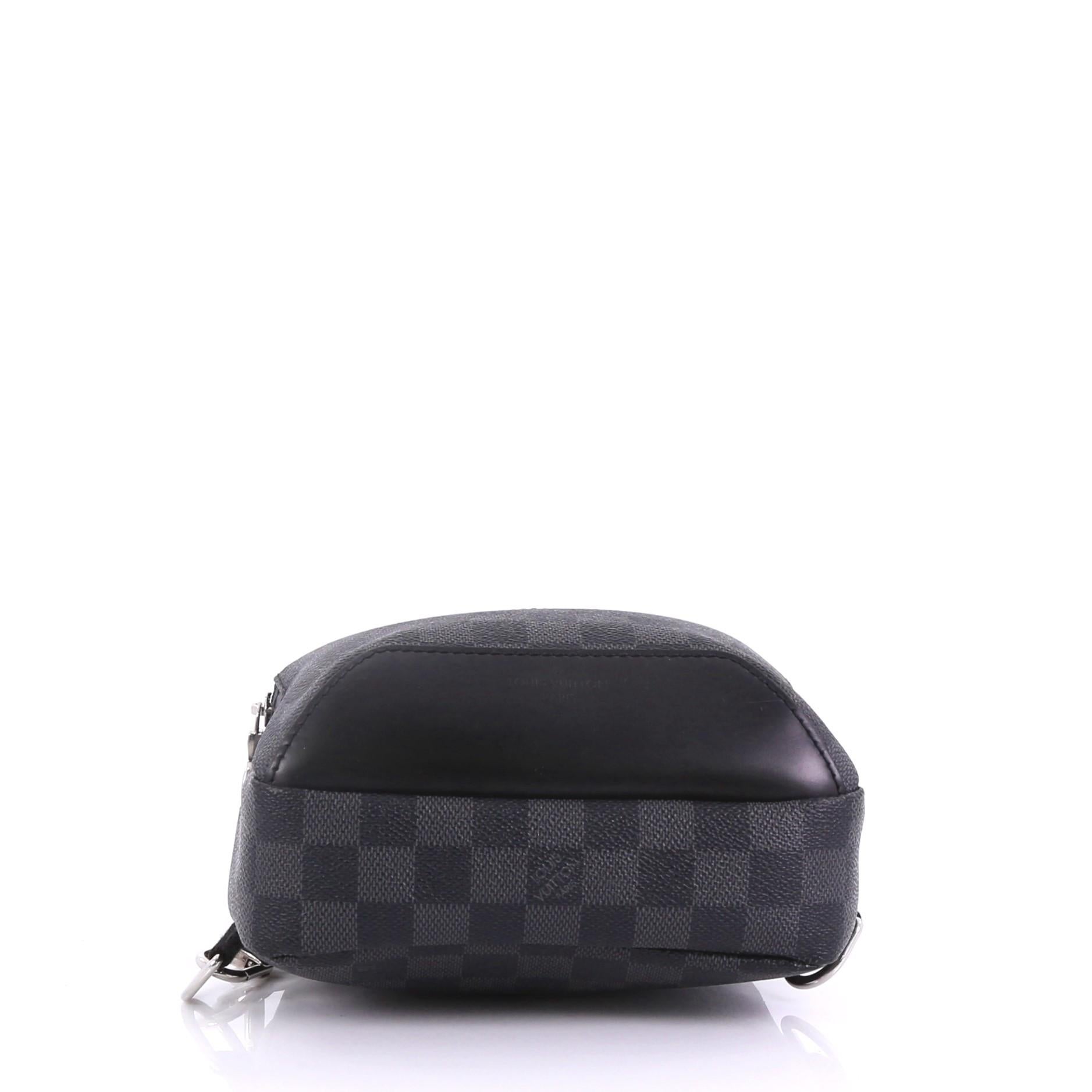 Louis Vuitton Avenue Sling Bag Damier Graphite In Good Condition In NY, NY