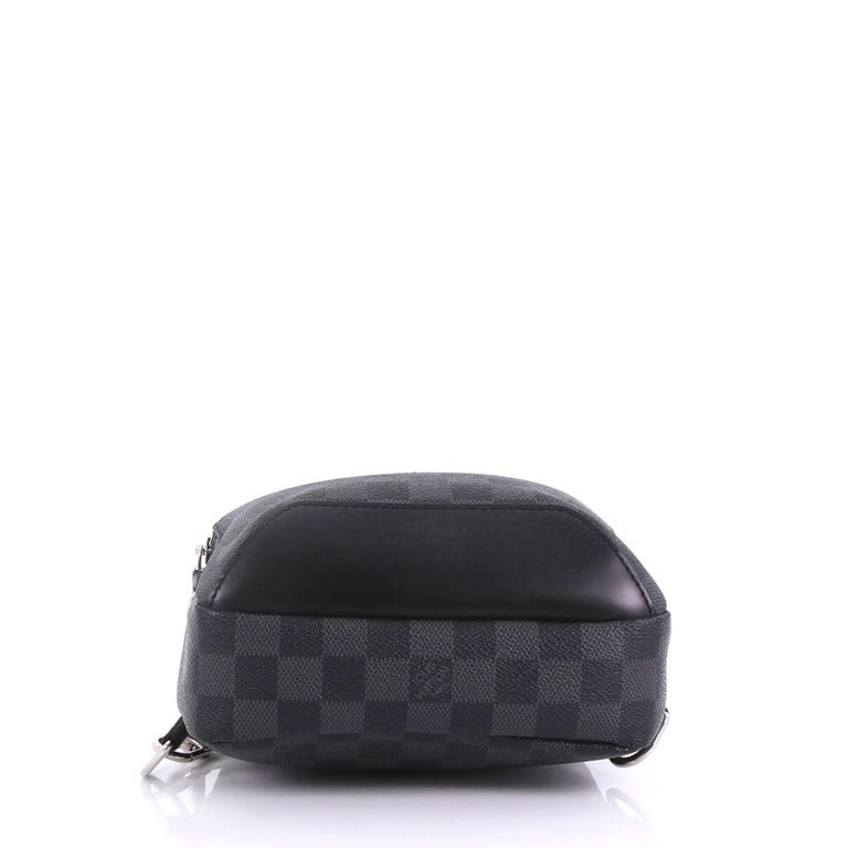 Louis Vuitton Avenue Sling Bag Limited Edition Damier Graphite Pixel Black  87741137