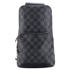 Louis Vuitton Damier Graphite Avenue Sling Bag 48lk43 For Sale at