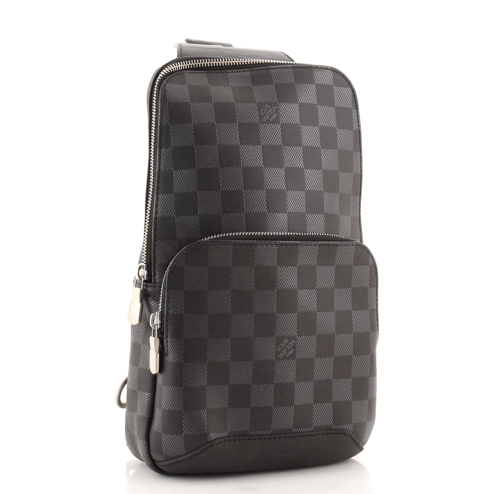 Louis Vuitton Avenue Sling Bag Damier Infini Leather at 1stDibs | louis  vuitton men's sling bag