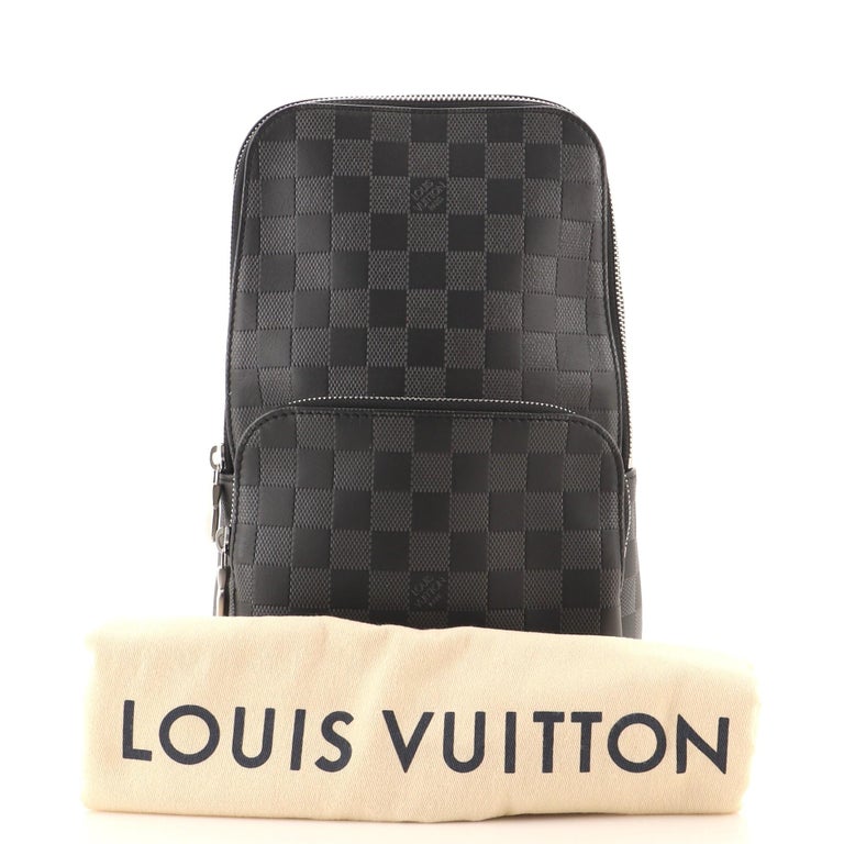 Louis Vuitton Avenue Sling Bag Cuir Damier Infini