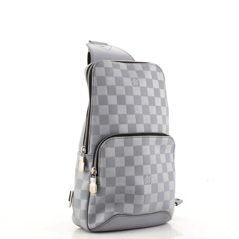 Louis Vuitton Avenue Sling Bag Damier Infini Astral in Leather with  Silver-tone - US